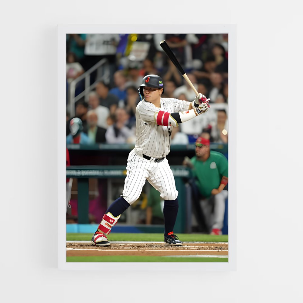 Poster Munetaka murakami manche – affiche Baseball (vue 3)
